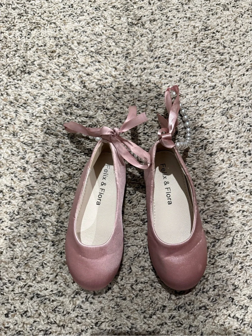 Felix & Flora Girls Toddler Little Ballet Shoes